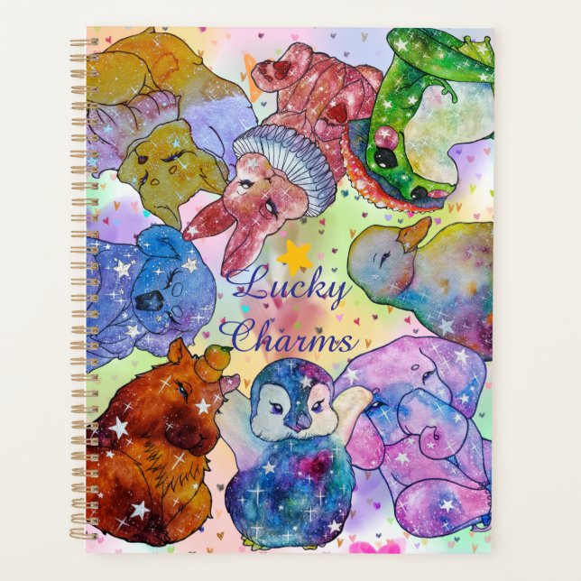 Glückliche Charms Planer (Vorderseite)