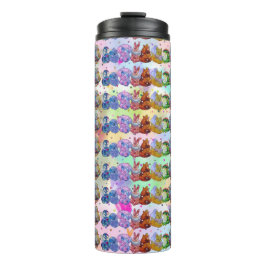 Glückliche Charms Thermosbecher