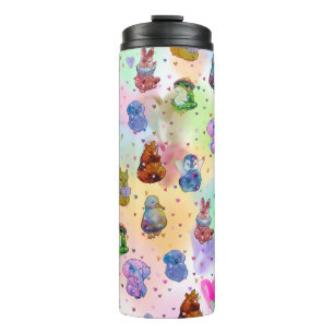 Glückliche Charms Thermosbecher