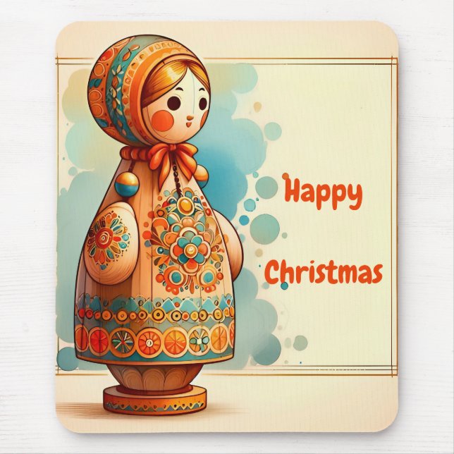 ~ GLÜCKLICHE CHRISTMAS ~ Niedlich! ~ Mousepad (Vorne)