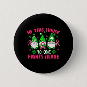Glückliche Clover Breast Cancer Awareness St Patri Button