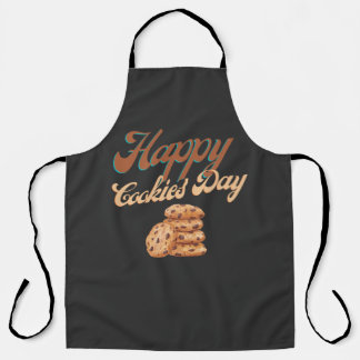 Glückliche Cookies Tag, Nationaler Cookie Day Schürze
