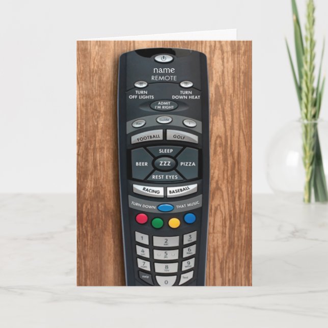 Glückliche der Vatertags-Fernsteuerungsgruß-Karte Karte (Vorderseite)