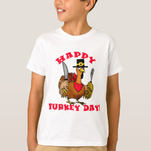 Glückliche die Türkei-Tagest-shirts, T-Shirt