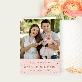 Glückliche Dots Muttertag oder Geburtstagskarte Karte