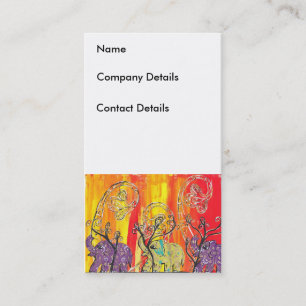 Glückliche Elefant-Parade-Visitenkarten Visitenkarte