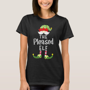 Glückliche Elf-Gruppe Weihnachten Pajama-Party T-Shirt