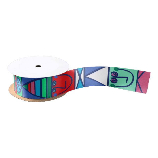 Glückliche Elfen Gift Satinband (Spule)