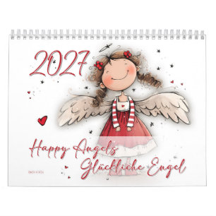 Glückliche Engel – Happy Angels 2027 Kalender