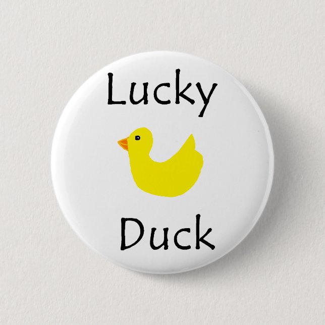 Glückliche Ente Button (Vorderseite)
