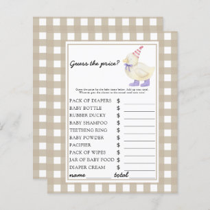 Glückliche Ente - Rate den Preis! Spiel