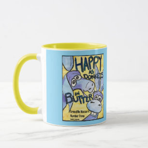 Glückliche Esel Tasse