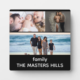 Glückliche Familie, Glückliches Leben Fotoplatte