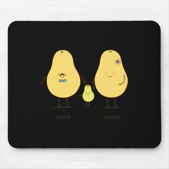 Glückliche Familie Mousepad (Vorne)