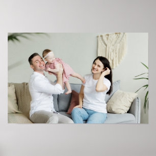 Glückliche Familie Personalisiertes Benutzerdefini Poster