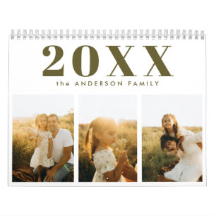 Glückliche Familienfotos  Kalender