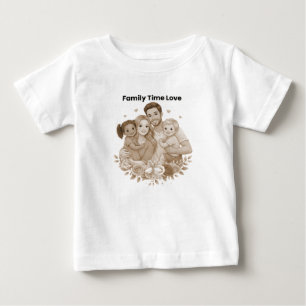 Glückliche Familienmomente – Liebe & Zusammengehör Baby T-shirt