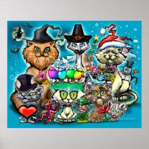 Glückliche Feiertage Poster