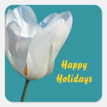 Glückliche Feiertage Weihnachtsaufkleber.