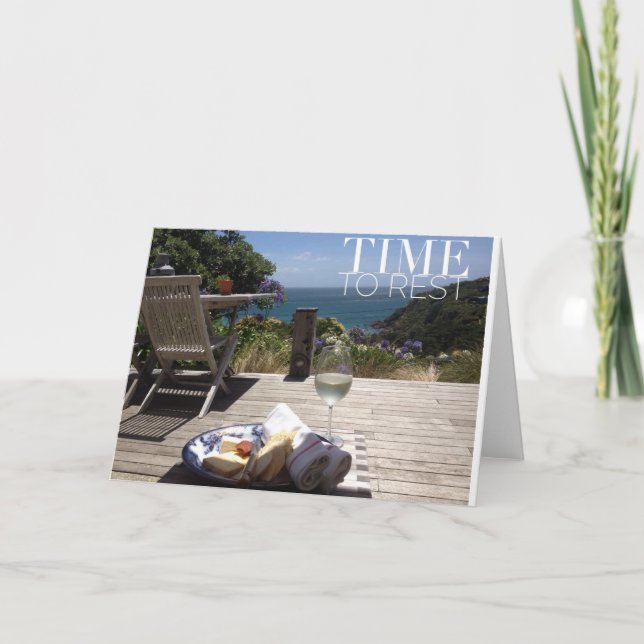 Glückliche Feiertags-/Ruhestandskarte Feiertagskarte (Vorderseite)