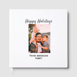 Glückliche Ferien Foto Moderne Liebe Kleine Famili Gästebuch