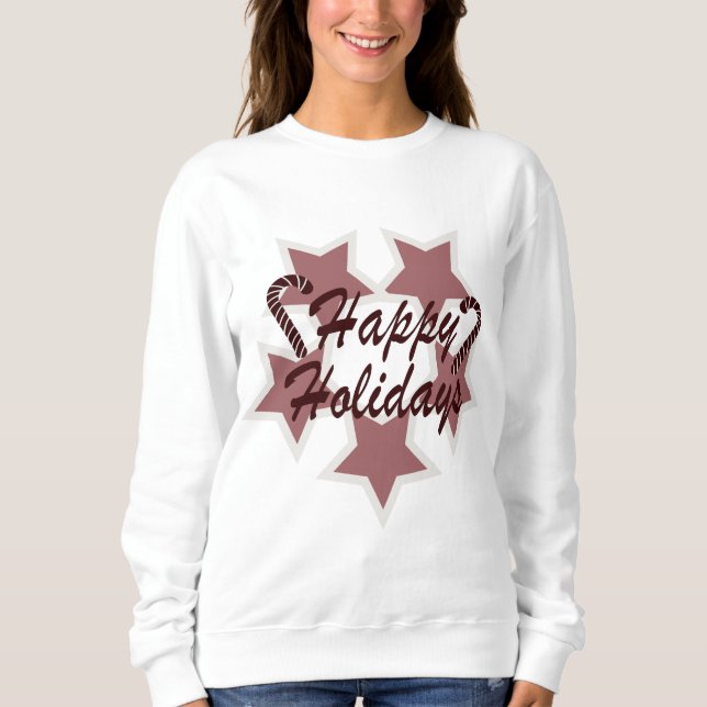 glückliche Ferien Sweatshirt (Vorderseite)