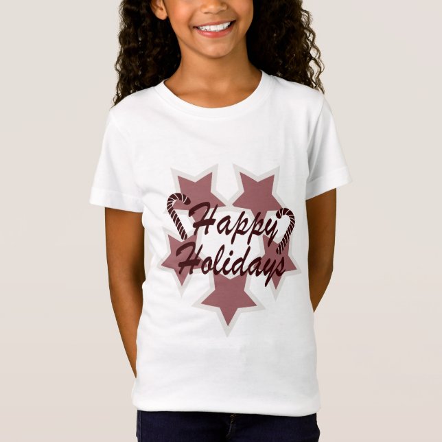 glückliche Ferien T-Shirt (Vorderseite)