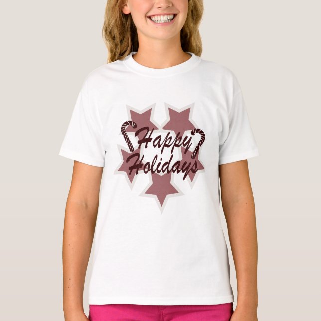 glückliche Ferien T-Shirt (Vorderseite)