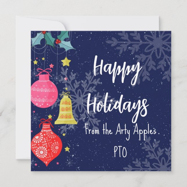 glückliche Ferien von einem Nachbarn aus sozialer  (Vorderseite)