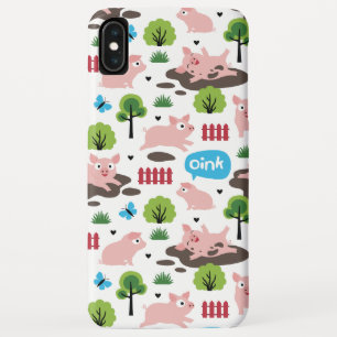 Glückliche Ferkel im iPhone-Fall von Mud Case Mate