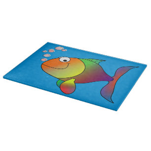 Glückliche Fische Schneidebrett