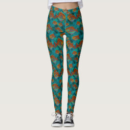 Glückliche Fischen-Leggings Leggings