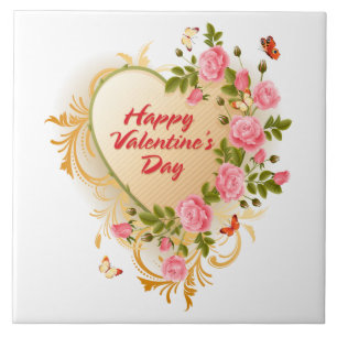 Glückliche Fliese des Valentinstag-2