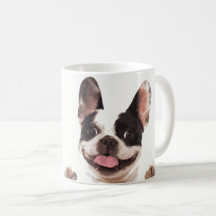 Glückliche französische Bulldoggen-Kaffee-Tasse Tasse