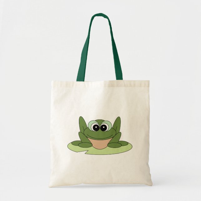 Glückliche Frosch-Taschen-Tasche Tragetasche (Vorne)