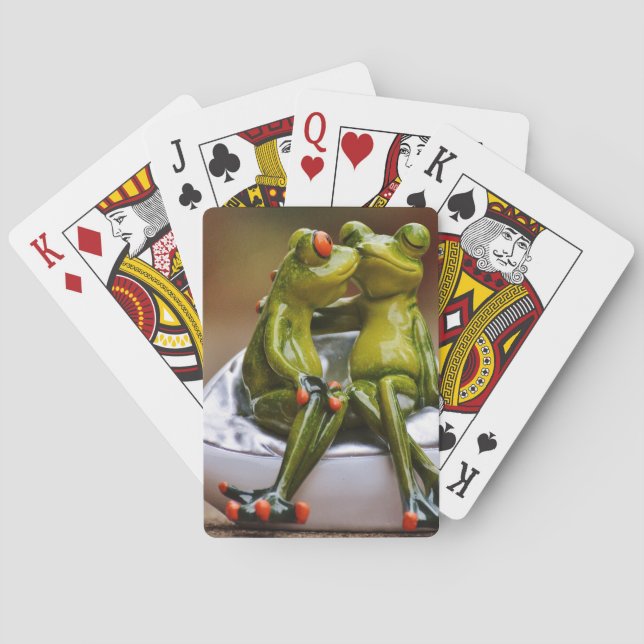 Glückliche Frösche Spielkarten (Rückseite)