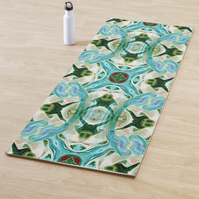 Glückliche Frösche...... Yogamatte (Beispiel)