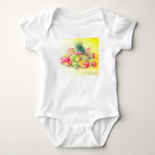 Glückliche Früchte Baby Strampler
