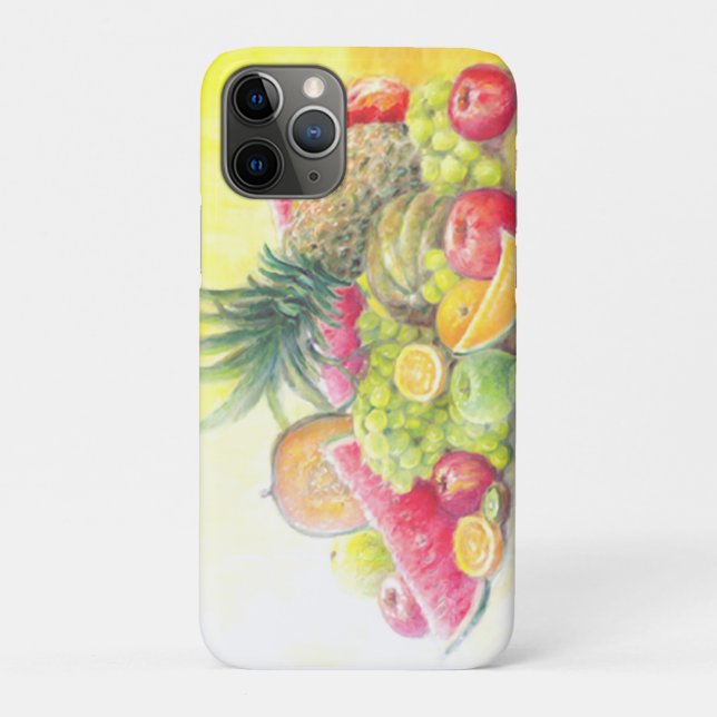 Glückliche Früchte Case-Mate iPhone Hülle (Rückseite)