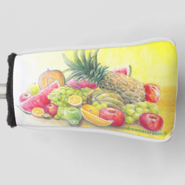 Glückliche Früchte Golf Headcover (Vorderseite)