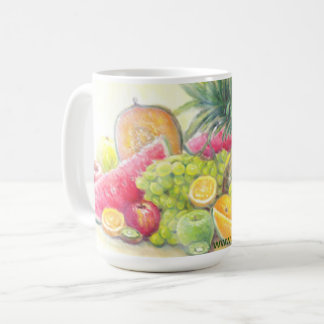 Glückliche Früchte Kaffeetasse