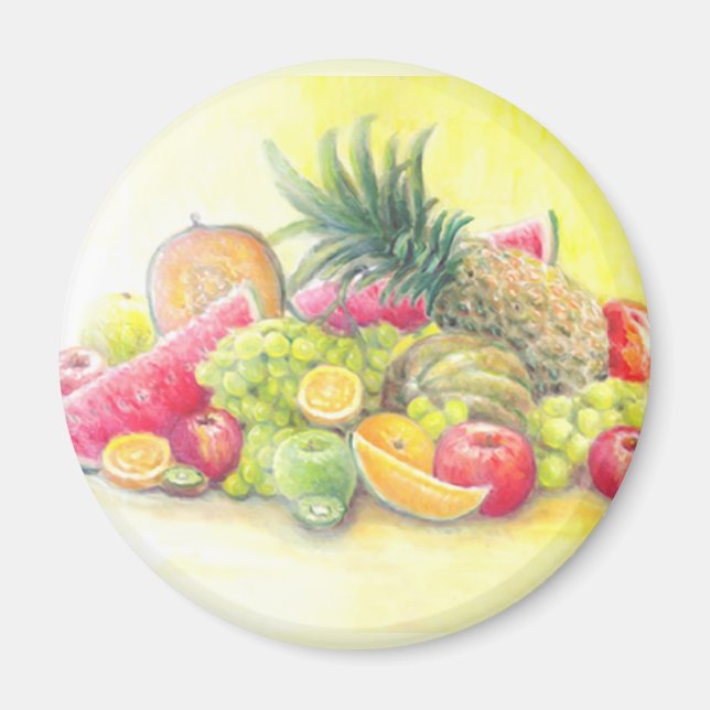 Glückliche Früchte Magnet (Vorne)
