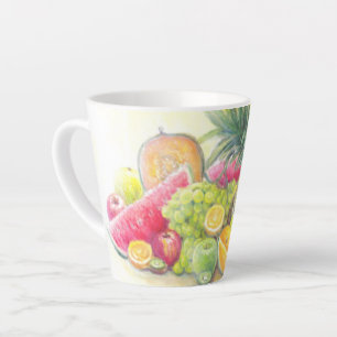 Glückliche Früchte Milchtasse