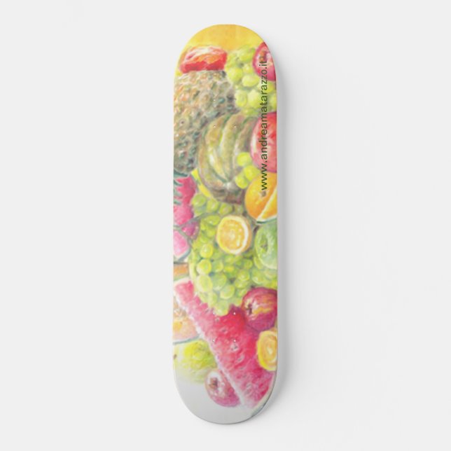 Glückliche Früchte Skateboard (Vorderseite)