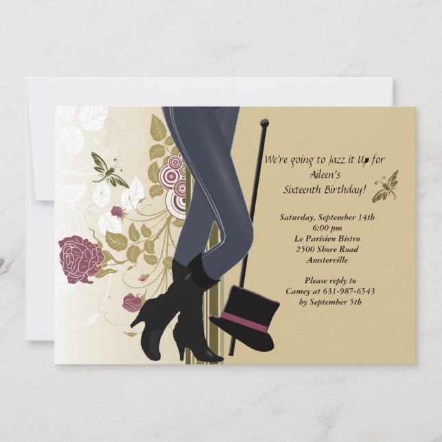 Glückliche Füße Einladungs- Einladung (Vorderseite)