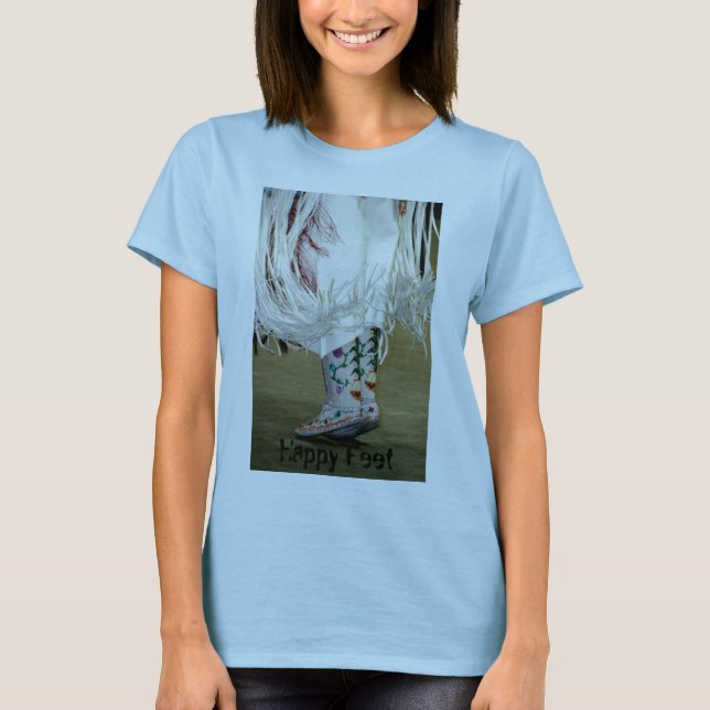 Glückliche Füße T - Shirt (Vorderseite)