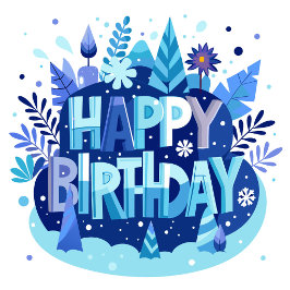 Glückliche Geburtstag Blau- und Lila-Partybecher Pappbecher