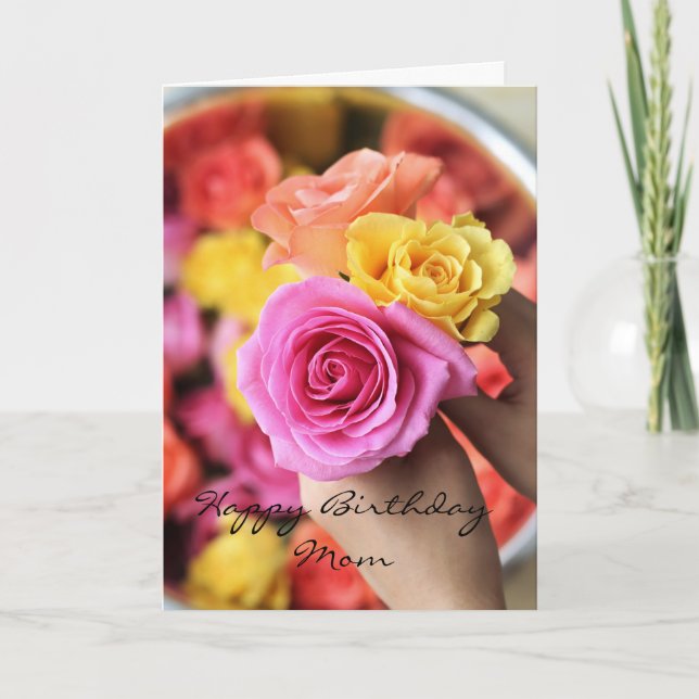 Glückliche Geburtstagsfeier Mama Karte (Vorderseite)