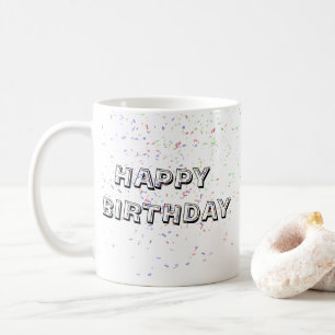 "Glückliche Geburtstagsfeier Tasse" Kaffeetasse