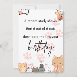 Glückliche Geburtstagskarte / Einladung